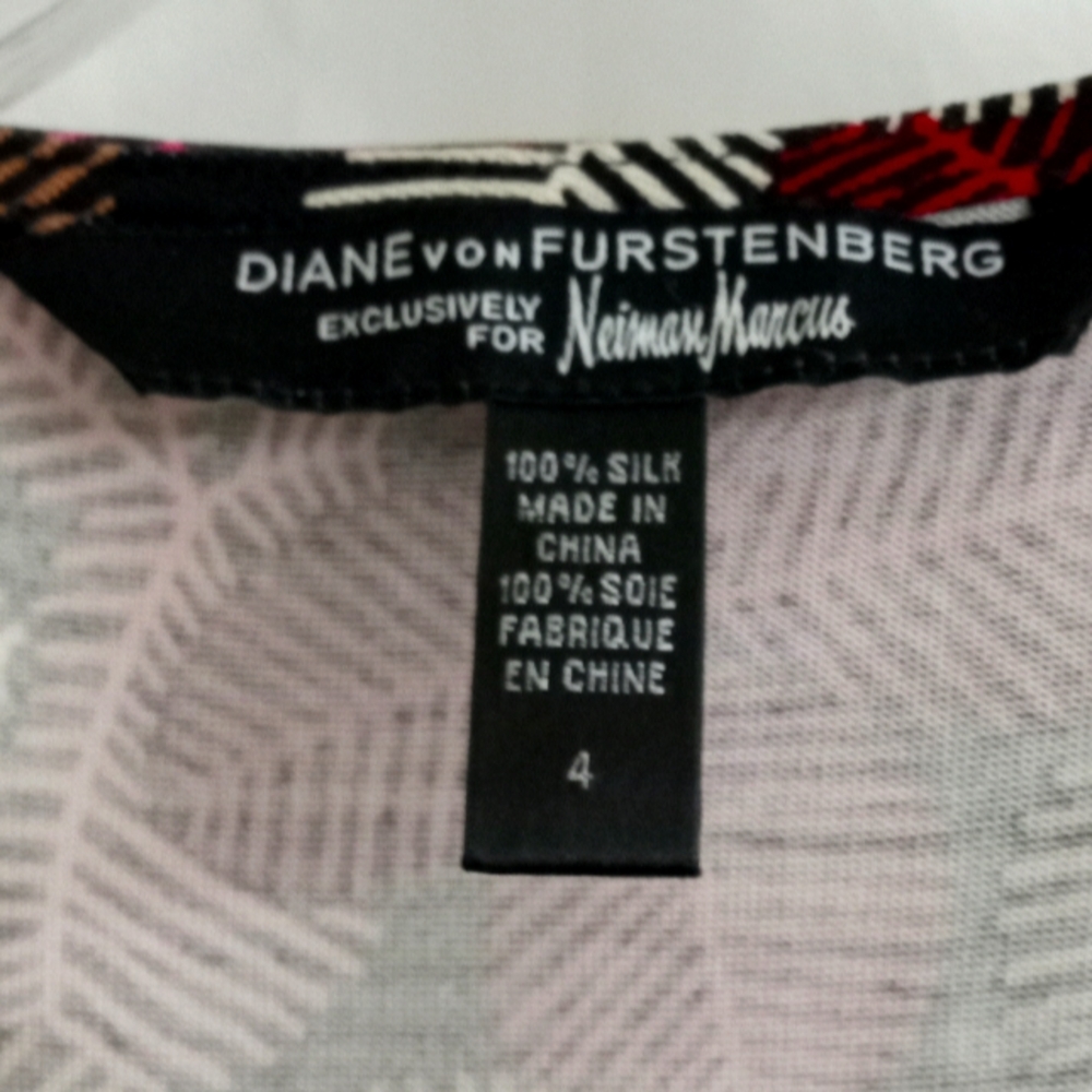 *🌟Diane Von Furstenberg 100% Silk Burgundy/Gray Iconic Wrap Kye Dress- Vintage - Picture 7 of 16
